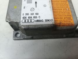 Audi A8 S8 D2 4D Turvatyynyn ohjainlaite/moduuli 4D0959655C