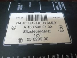 Mercedes-Benz ML W163 Istuimen säädön moduuli A1635452132