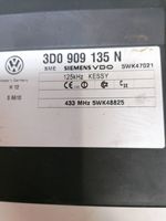 Volkswagen Phaeton Avaimettoman käytön ohjainlaite/moduuli 3D0909135N