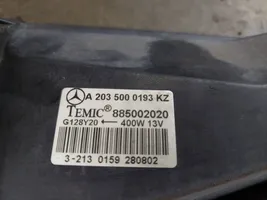 Mercedes-Benz C W203 Ventilateur de refroidissement de radiateur électrique A2035000193