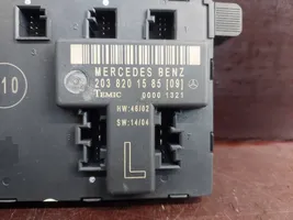 Mercedes-Benz C W203 Door control unit/module 2038201585