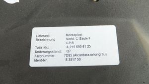 Mercedes-Benz CL C215 C-pilarin verhoilu 2156906125