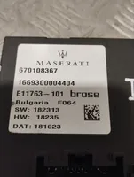 Maserati Levante Takaluukun/tavaratilan ohjainlaite/moduuli 670108367