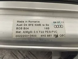 Audi A8 S8 D4 4H Электрический занавес заднего стекла 4H0861334Q