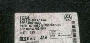 Volkswagen PASSAT B7 Tavaratilan pohjan tekstiilimatto 3C5863463AC