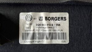 Volkswagen PASSAT B8 Półka tylna bagażnika 3G5863413B