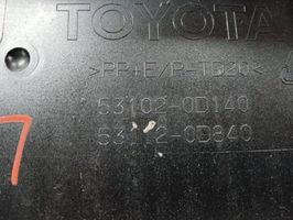 Toyota Yaris Grille calandre supérieure de pare-chocs avant 531020D140