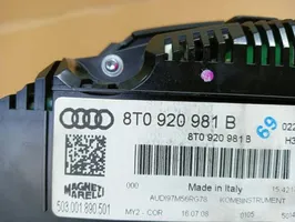 Audi A5 8T 8F Tachimetro (quadro strumenti) 8T0920981B