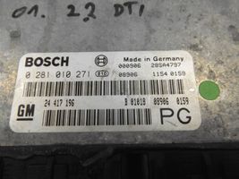 Opel Vectra B Variklio valdymo blokas 24417196