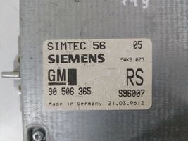 Opel Vectra A Komputer / Sterownik ECU silnika 90506365