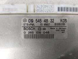 Mercedes-Benz E W210 Centralina/modulo motore ECU 0195454832