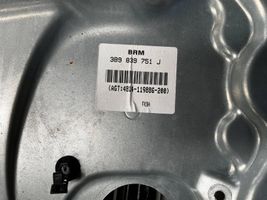 Volkswagen PASSAT B5 Takaoven manuaalinen ikkunan nostin 3B9839751J