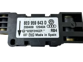 Audi A4 S4 B6 8E 8H Sensore d’urto/d'impatto apertura airbag 8E0959643D