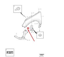 Volvo XC40 Lokasuojan kannake 31469375