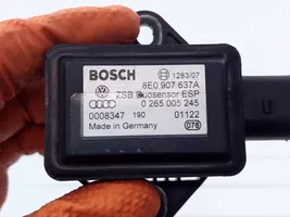 Audi A8 S8 D3 4E Sensor ESP de aceleración de frecuencia del intermitente 0265005245
