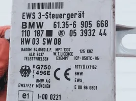 BMW 3 E46 Komputer / Sterownik ECU i komplet kluczy 0281010314