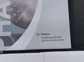 Volkswagen Phaeton Instrukcja obsługi 