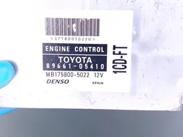 Toyota Avensis T250 Unidad de control/módulo ECU del motor MB1758005022