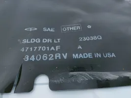 Chrysler Grand Voyager IV Aizmugurējo durvju skaņas izolācija 