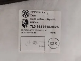 Volkswagen Touareg I Garniture panneau de porte arrière 7L686721204
