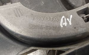 Toyota Avensis T250 Grille calandre supérieure de pare-chocs avant 5311405060