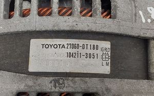 Toyota Verso Alternator 270600T180