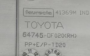 Toyota Verso Altro elemento di rivestimento bagagliaio/baule 647450F020