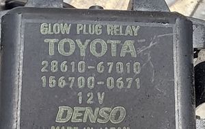 Toyota Verso Kvēlsveču relejs 2861067010