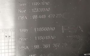 Citroen C4 III e-C4 Copertura del rivestimento del sottoporta posteriore 98448470ZD