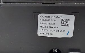 Citroen C4 III e-C4 Centralina del climatizzatore 9844375580