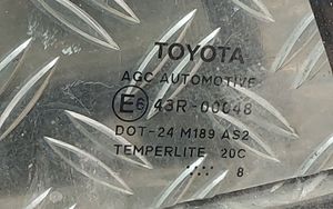 Toyota Auris 150 Szyba karoseryjna drzwi tylnych 43R00048