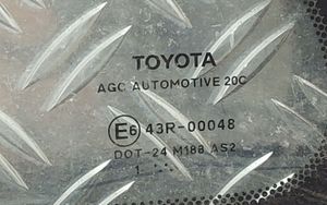 Toyota Avensis T270 Galinis šoninis kėbulo stiklas 43R00048