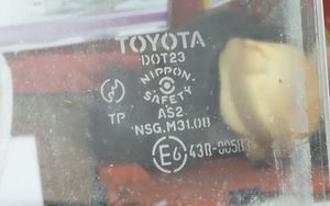 Toyota Corolla Verso E121 Takaoven ikkunalasi 43R005834