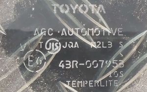 Toyota Verso-S Rear door window glass 43R007953