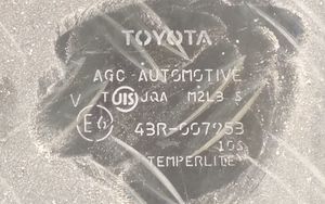 Toyota Verso-S Takaoven ikkunalasi 43R007953