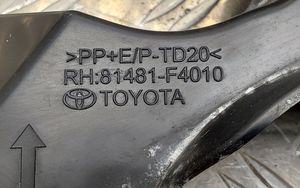Toyota C-HR Priešrūkinio žibinto laikiklis 81481F4010