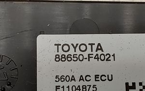 Toyota C-HR Climate control unit 88650F4021