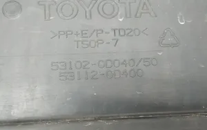 Toyota Yaris Rejilla inferior del parachoques delantero 531020D040