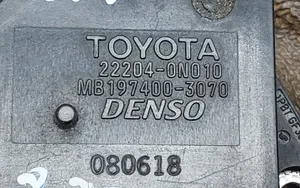 Toyota Corolla Verso AR10 Débitmètre d'air massique 222040N010