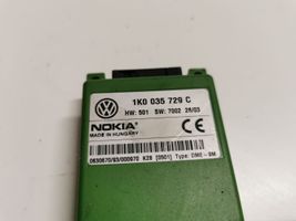 Volkswagen Golf V Puhelimen käyttöyksikkö/-moduuli 1K0035729C