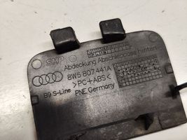 Audi A4 S4 B9 Zaślepka haka holowniczego zderzaka tylnego 8W5807441A