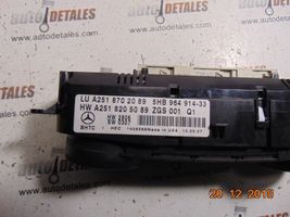 Mercedes-Benz R W251 Ilmastoinnin ohjainlaite A2518702089