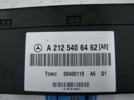 Mercedes-Benz E W212 Piekares vadības bloks A2125406462