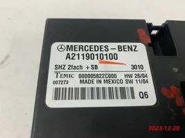 Mercedes-Benz GL X164 Istuimen säädön moduuli A2119010100