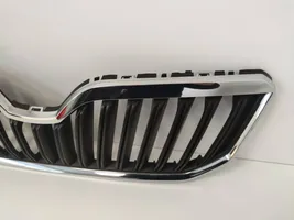 Skoda Yeti (5L) Maskownica / Grill / Atrapa górna chłodnicy 5L0853668B