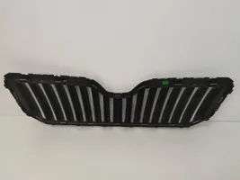 Skoda Yeti (5L) Maskownica / Grill / Atrapa górna chłodnicy 5L0853668B