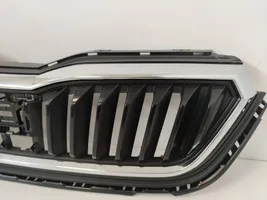 Skoda Scala Griglia superiore del radiatore paraurti anteriore 657853653