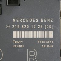 Mercedes-Benz CLS C219 Unité de commande module de porte 2198201226