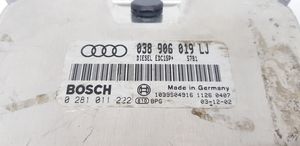 Audi A4 S4 B6 8E 8H Moottorin ohjainlaite/moduuli 038906019LJ