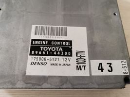 Toyota Corolla Verso E121 Variklio valdymo blokas 8966144300